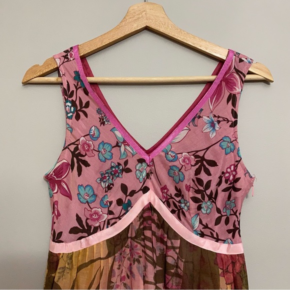 VINTAGE United Colours of Benetton Dress 90s 2000s Y2K VTG - Picture 3 of 16